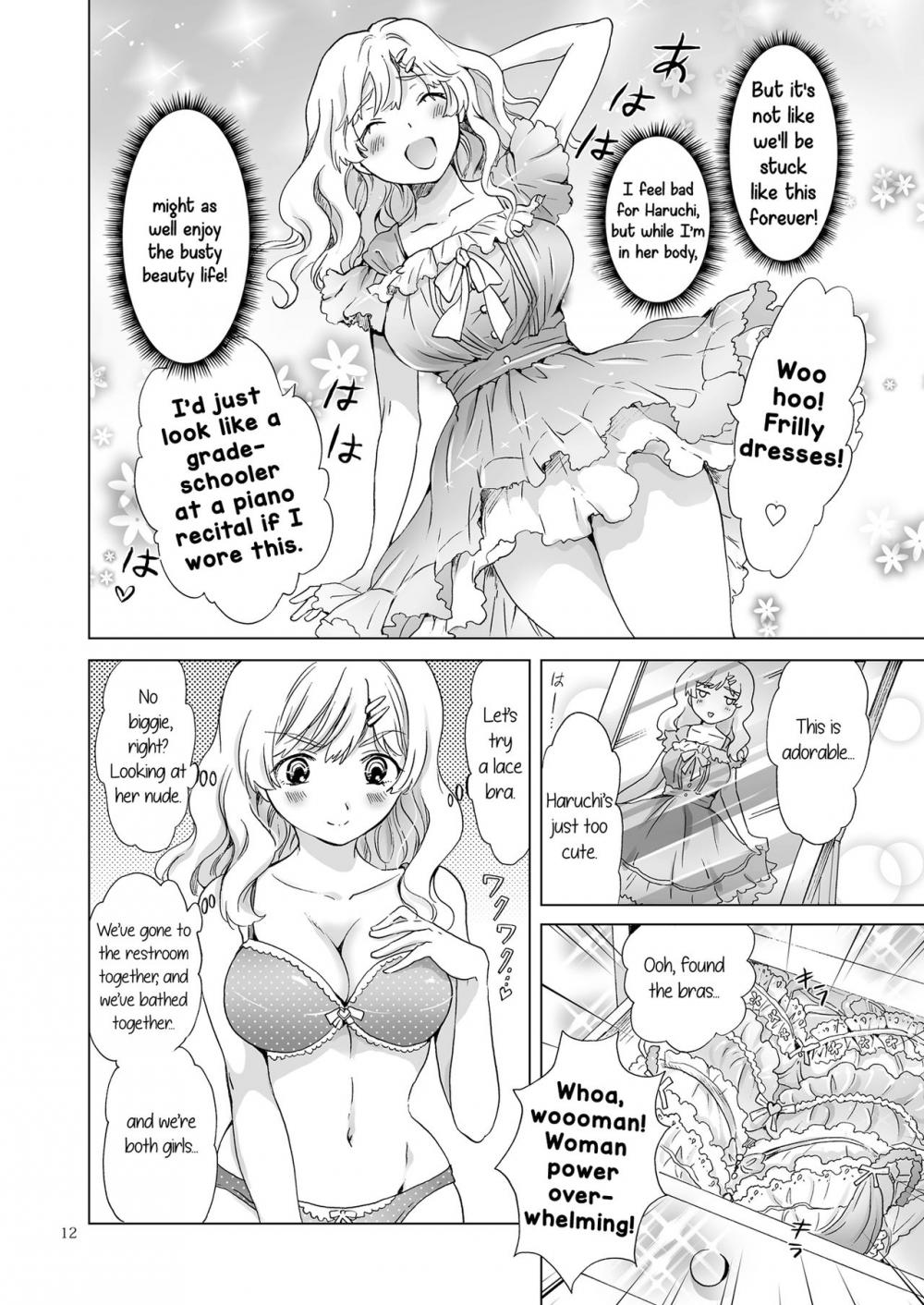 Hentai Manga Comic-How Well-Stacked and Surfboard Swapped Bodies-Read-11